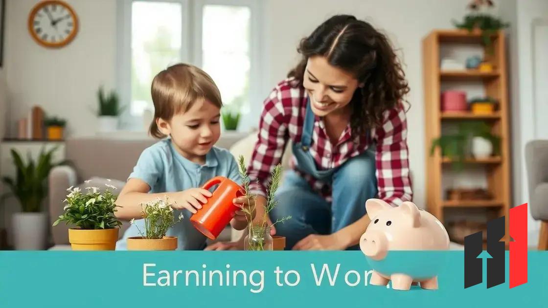 Teaching the value of work and earning Teaching the value of work and earning