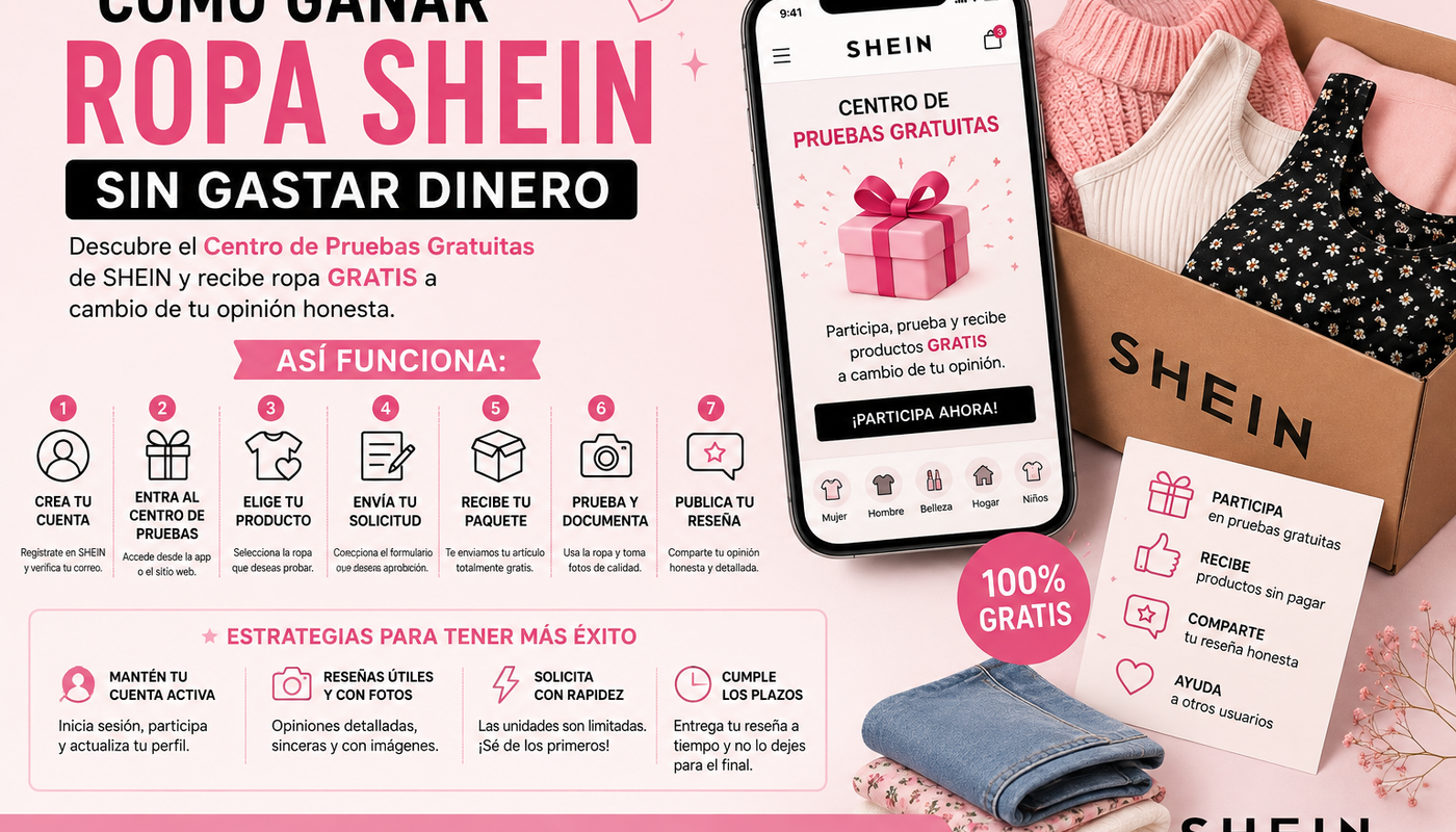 Como Ganar Ropa Shein 🛍️ Si te preguntas cómo ganar ropa SHEIN sin gastar